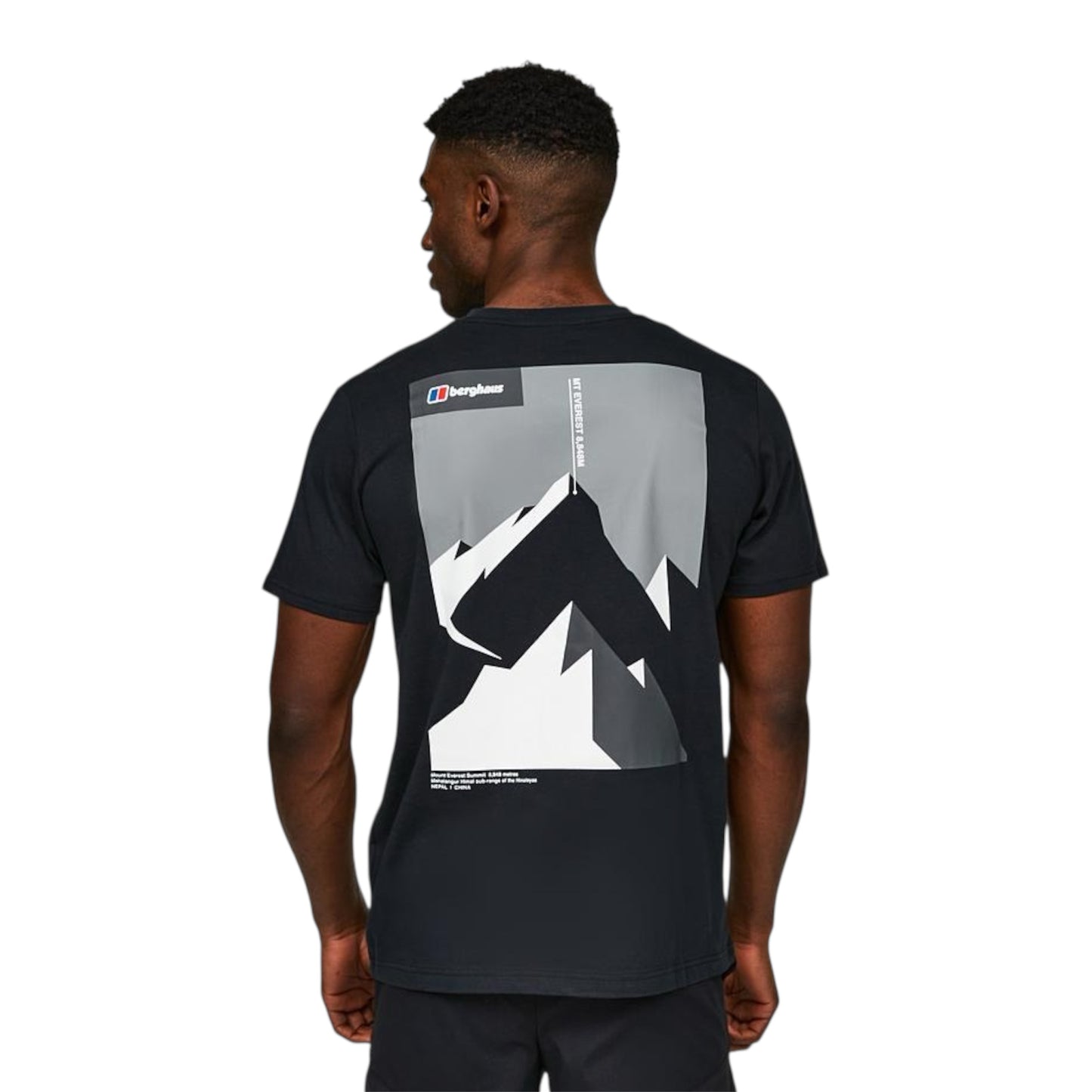 BERGHAUS MOUNTAIN T-SHIRT - BLACK