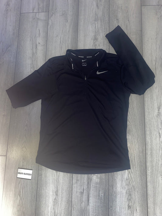 NIKE 1/4 ZIP - PRE LOVED - BLACK