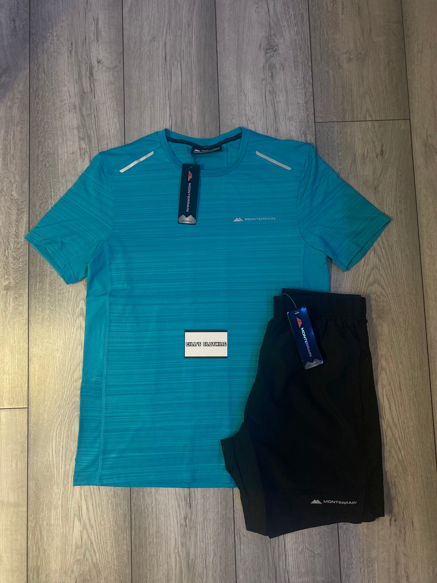 MONTERRAIN LYDER SET - LIGHT TEAL/BLACK