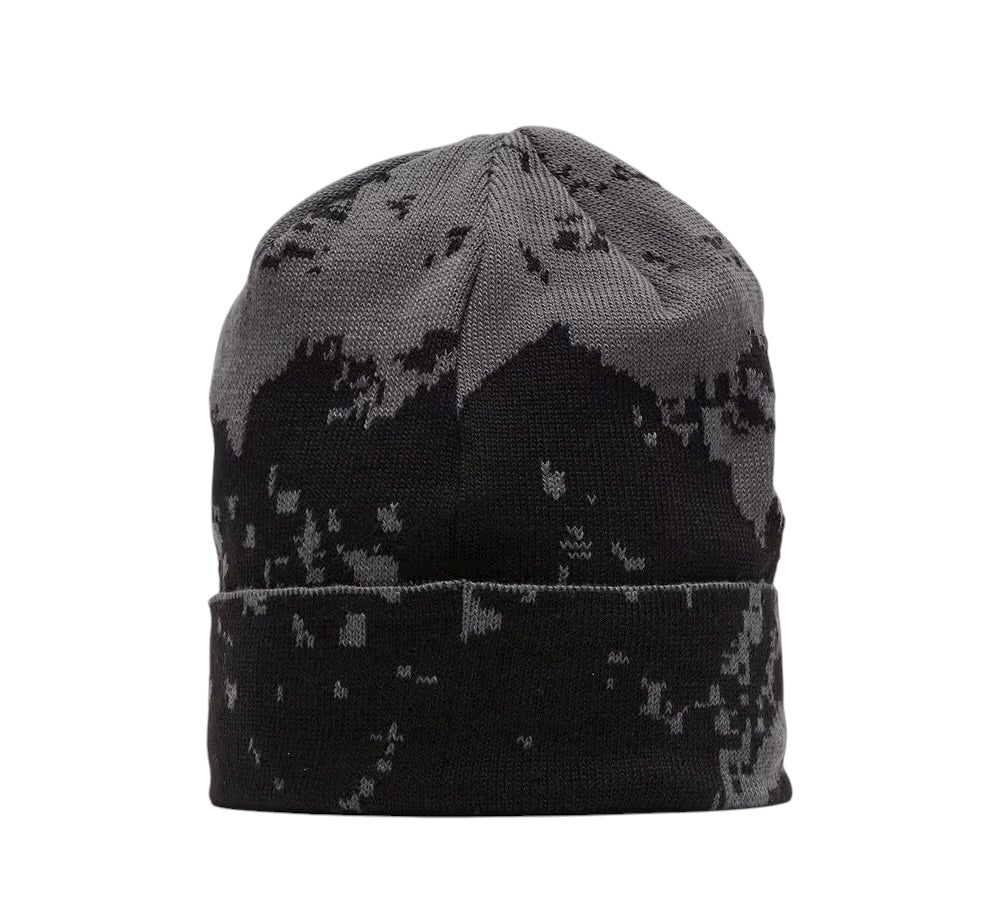 FACTION KNITTED BEANIE HAT - BLACK/RED