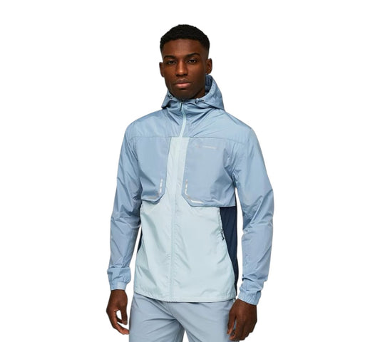 MONTERRAIN CHASE WINDBREAKER JACKET - DUSTY BLUE/BABY BLUE