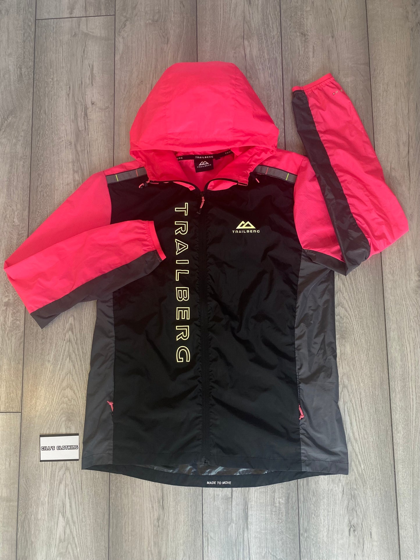 TRAILBERG TRIATHLON TRACKSUIT - BLACK/PINK