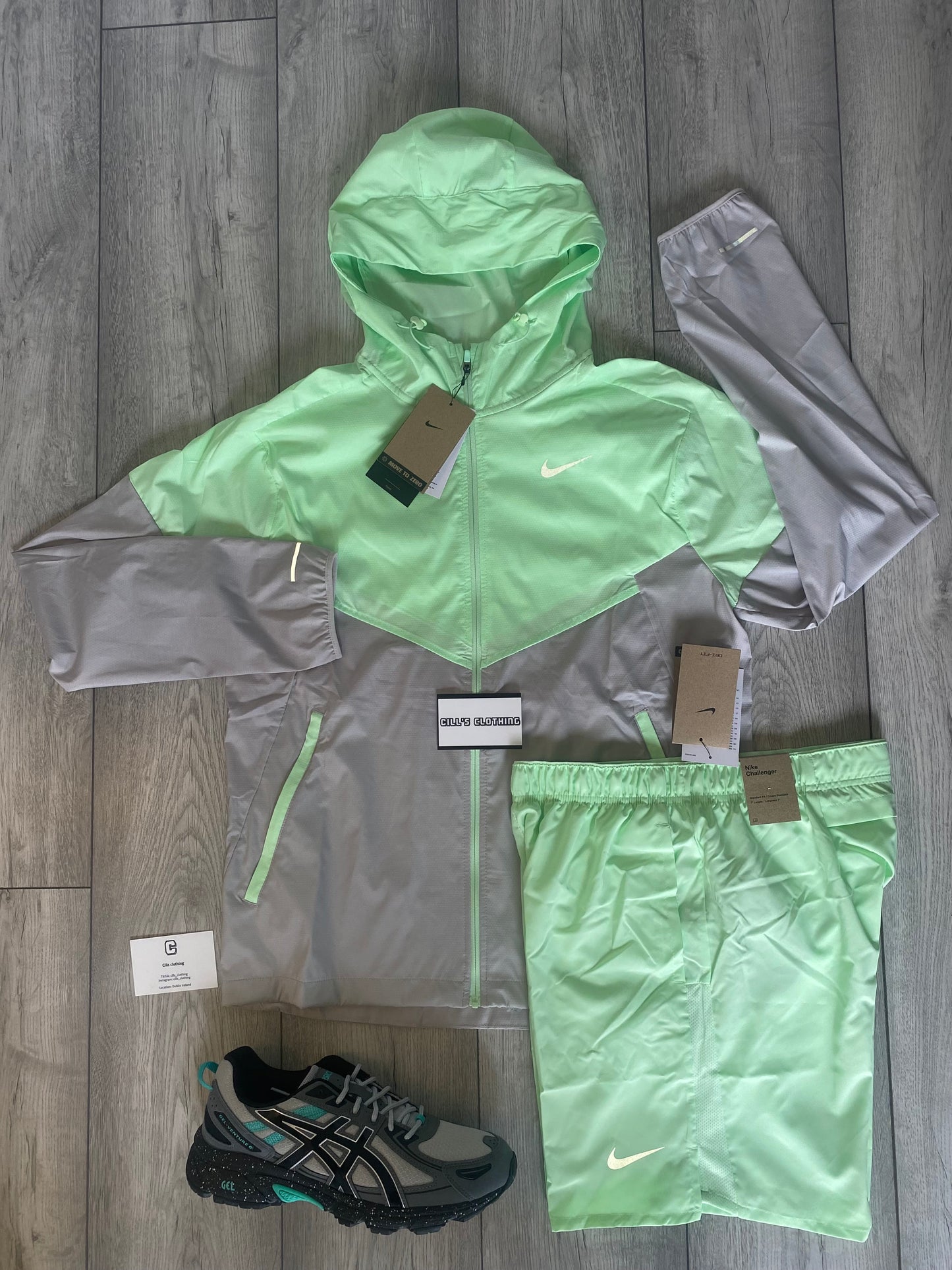 NIKE WINDBREAKER 2 PIECE SET - GREEN