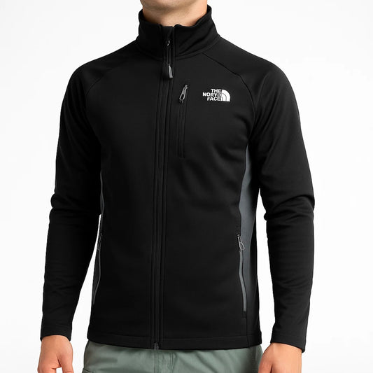 NORTHFACE 1/4 ZIP - BLACK/GREY