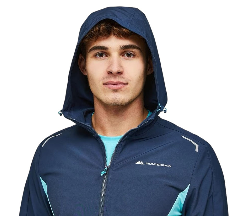 MONTERRAIN LYDER WINDBREAKER   - SEA JET BLUE/NAVY