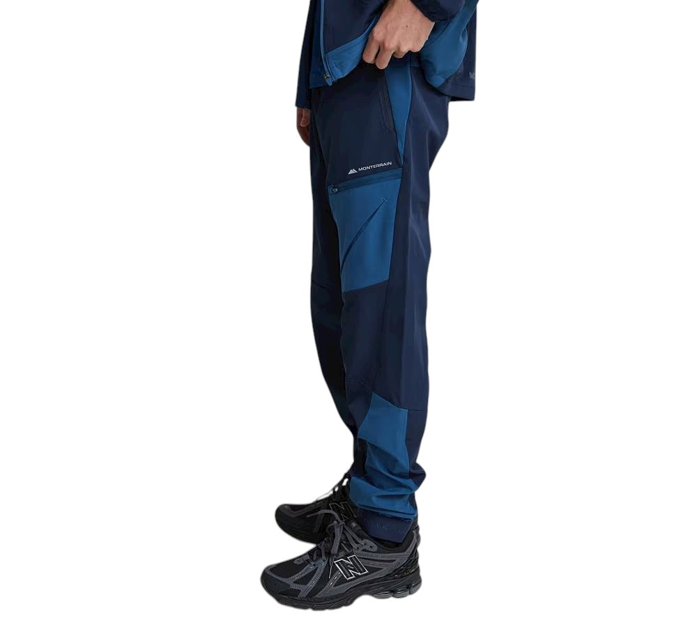 JUNIOR MONTERRAIN DEFLECT 2.0 WOVEN BOTTOMS - BLUE