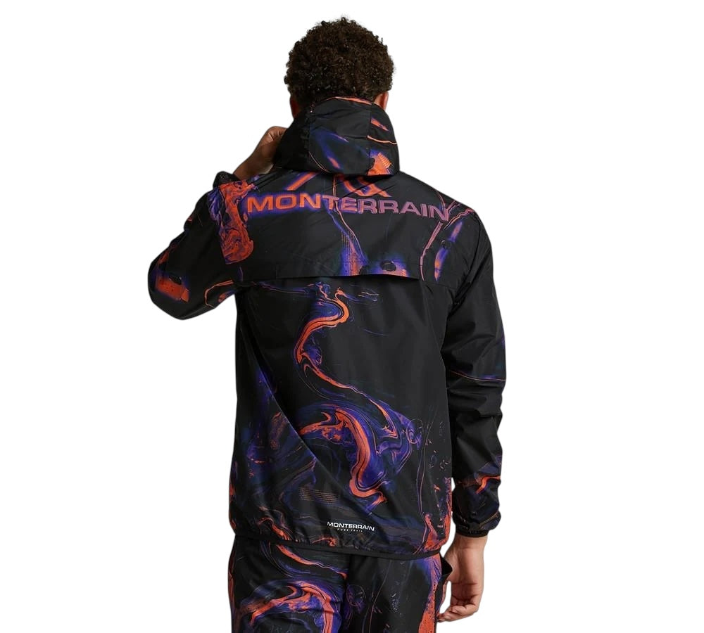 MONTERRAIN SATURN WINDBREAKER BLACK/PURPLEMAGMA