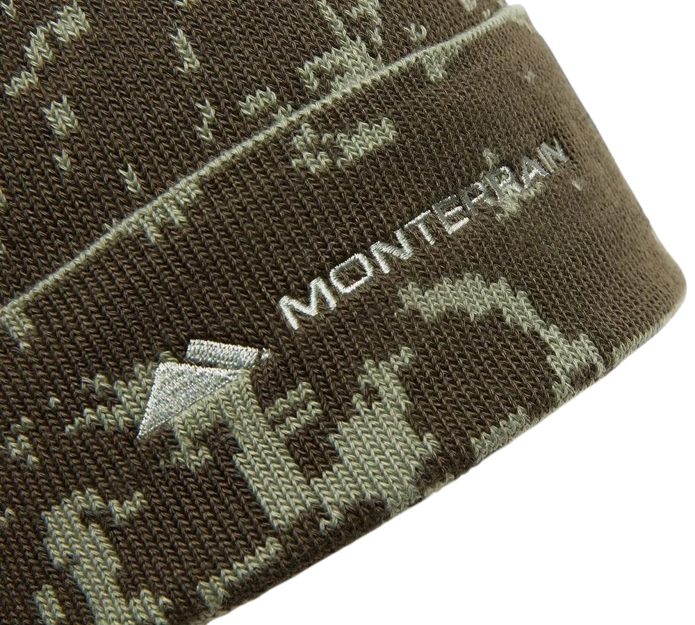 FACTION KNITTED BEANIE HAT - GREEN