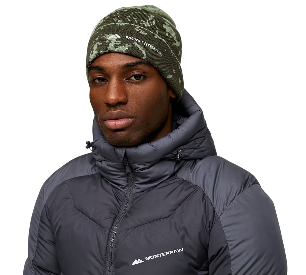 FACTION KNITTED BEANIE HAT - GREEN