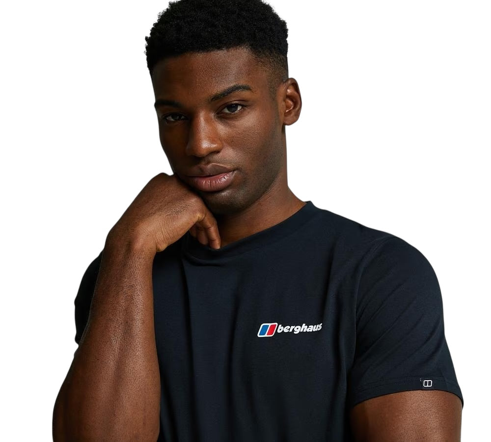 LAKES REFLECT SKY T-SHIRT - BLACK