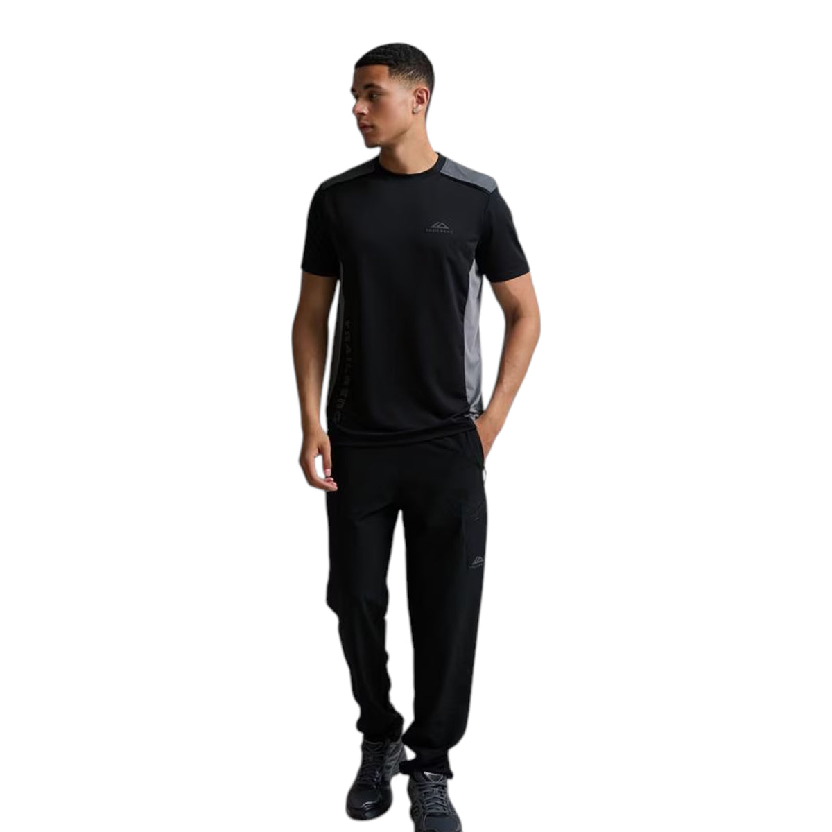 TRAILBERG TRIATHION T-SHIRT - BLACK/GRAY