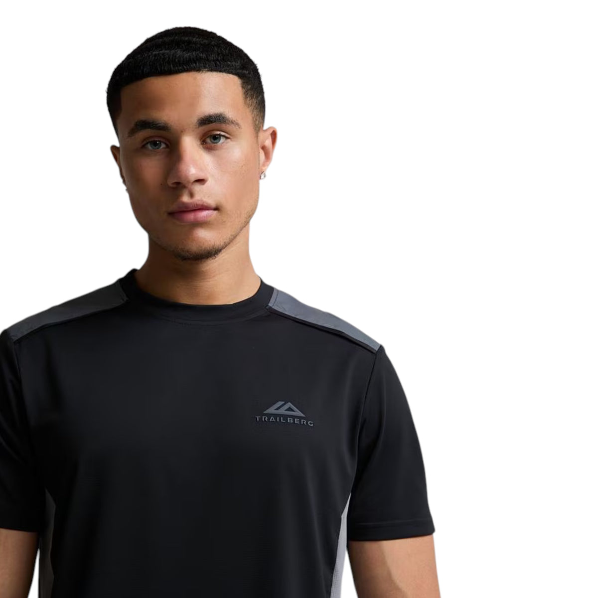 TRAILBERG TRIATHION T-SHIRT - BLACK/GRAY