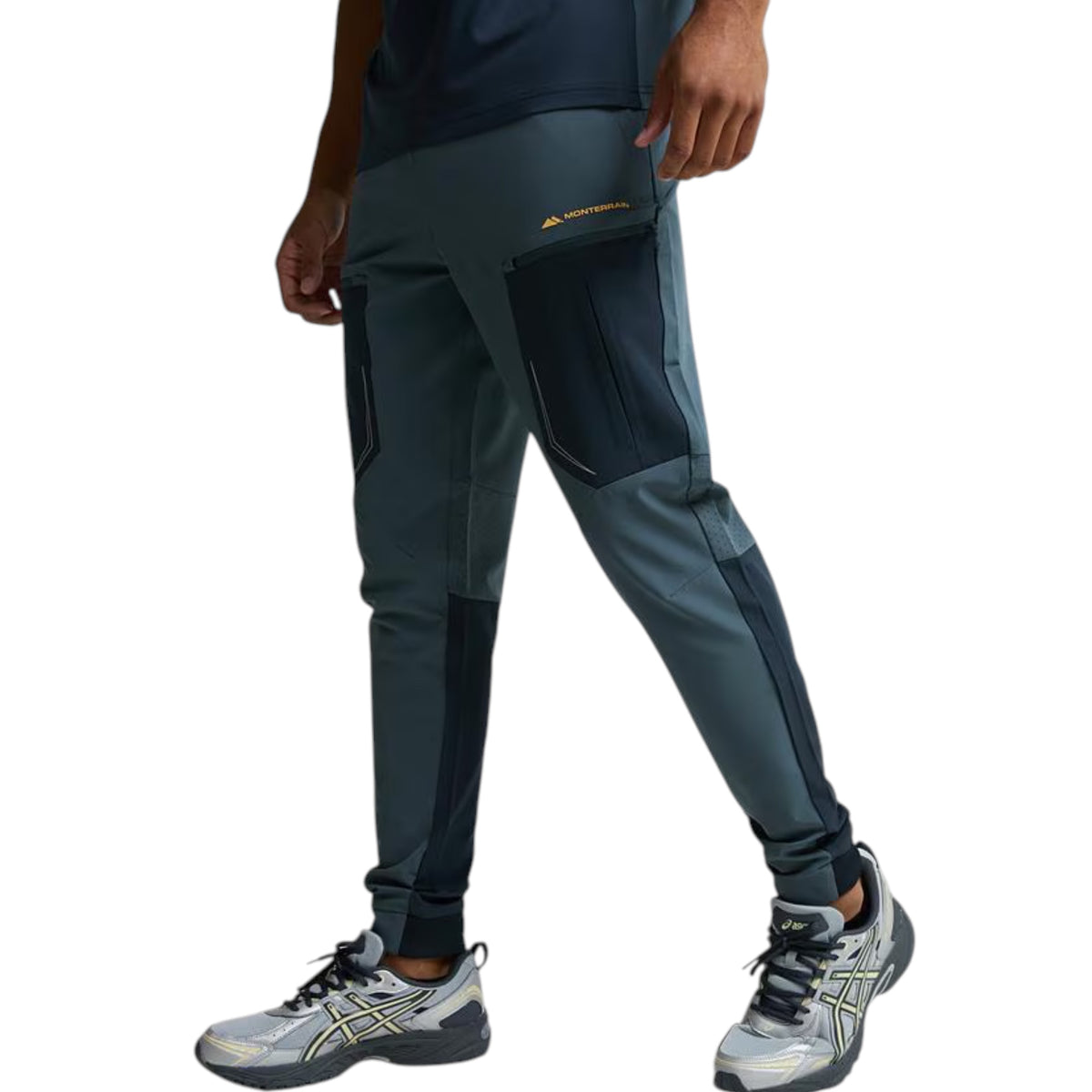 MONTERRAIN ORBIT WOVEN RUNNING PANTS - BLUE