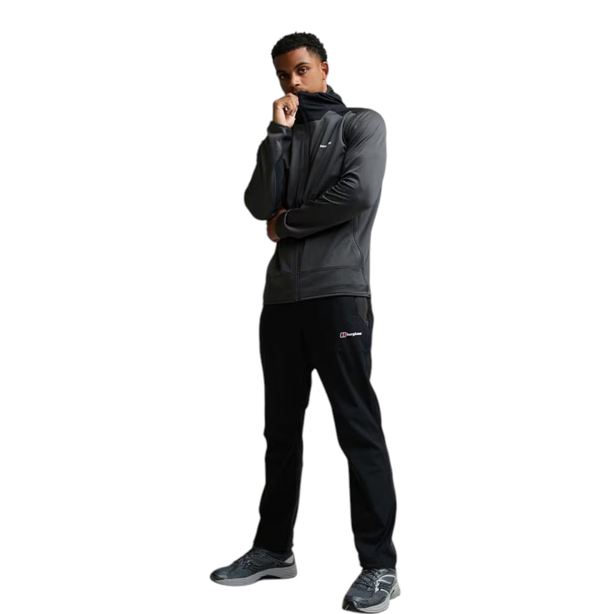 BERGHAUS CITYPEAK HOODIE - GRAY/BLACK